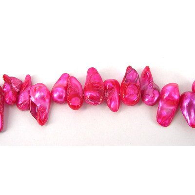 Fresh Water Pearl Blister 13-15mm Fuschia Dark App