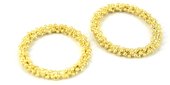 Gold Plate Zinc Ring closed  22x24mm pair-findings-Beadthemup